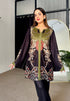 Black Fusion Winter Kurta Set